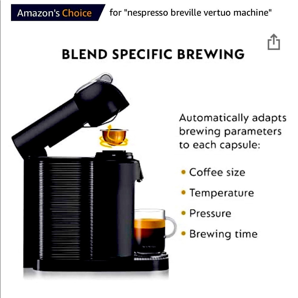 BNIB Breville Nespresso Vertuo Machine